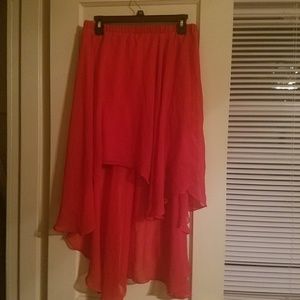 Blood orange skirt